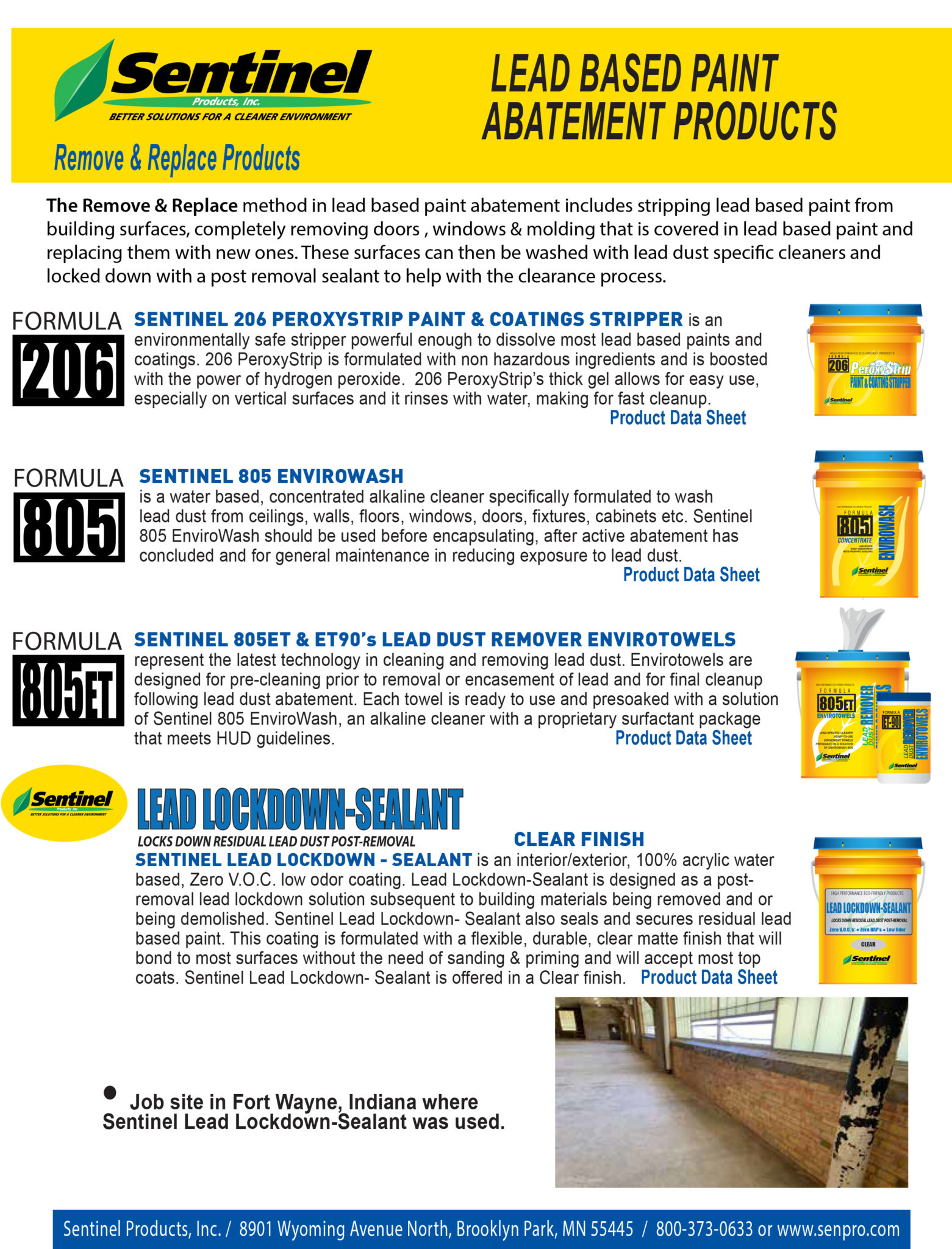 Lead Sentinel Products